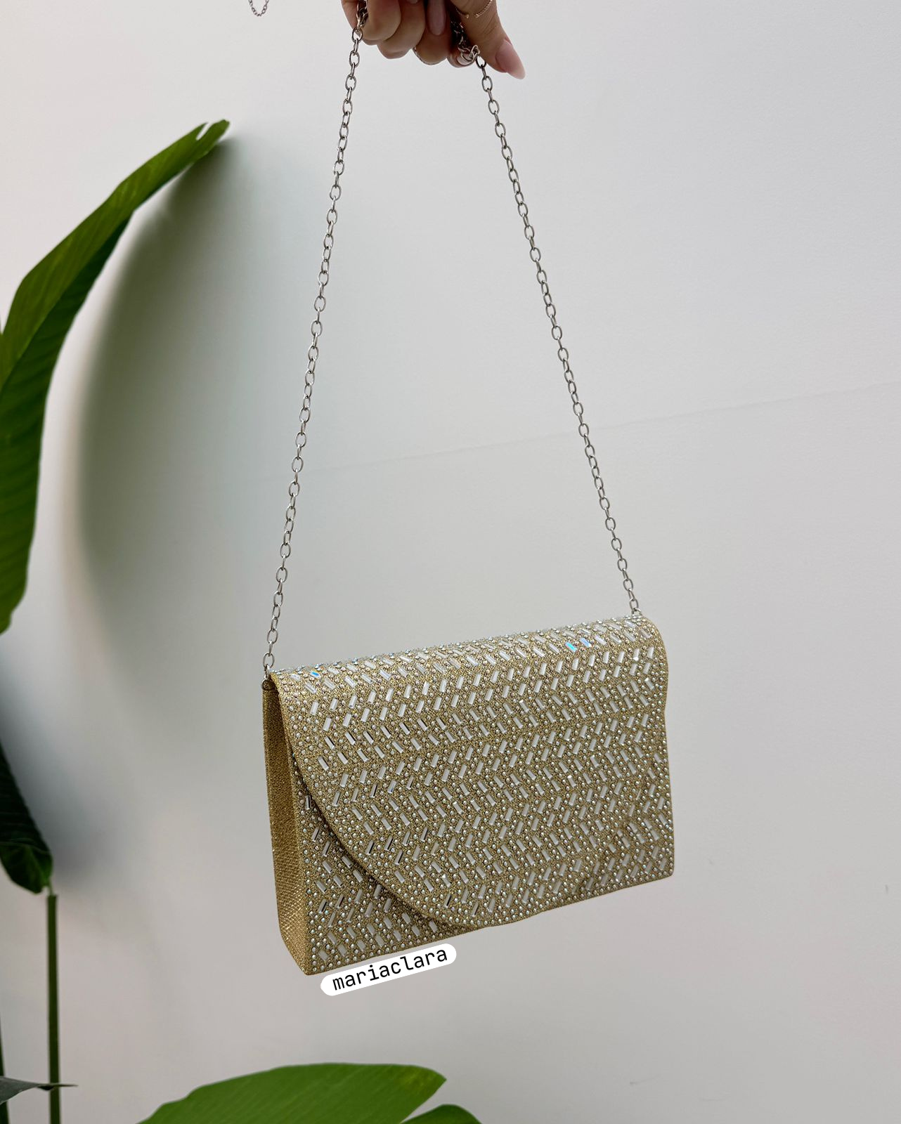 Bolsa Emili Dourada