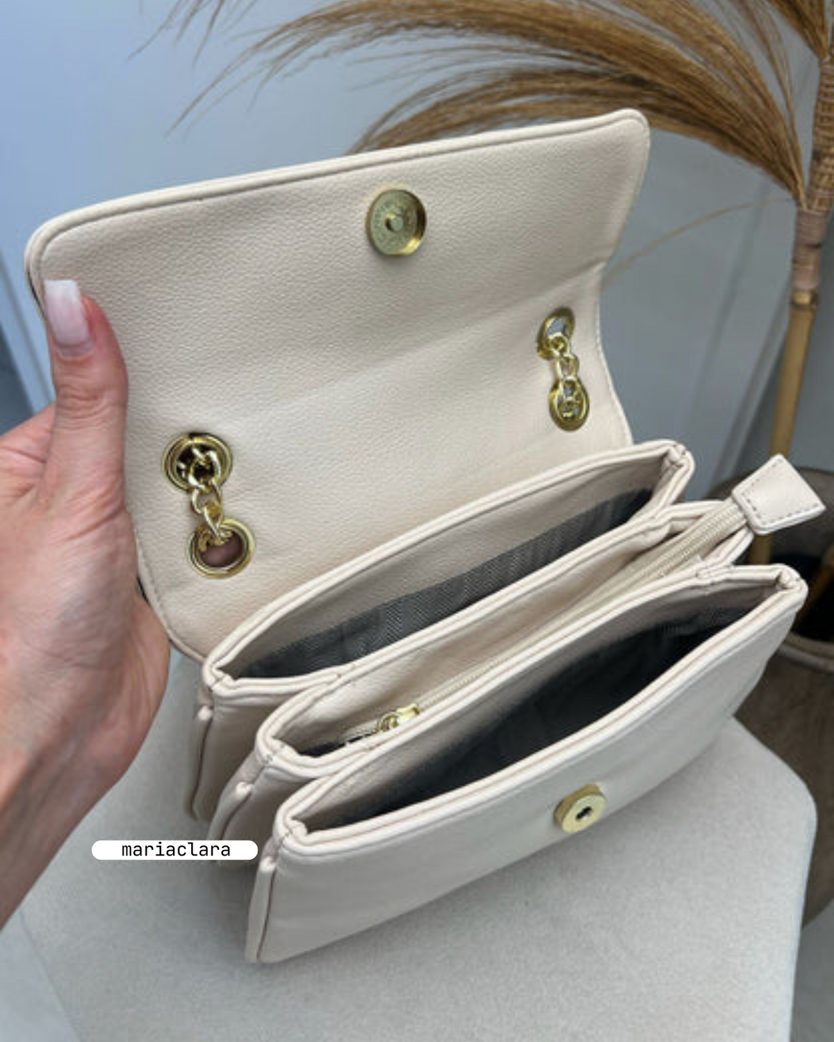 Bolsa Trinity Creme