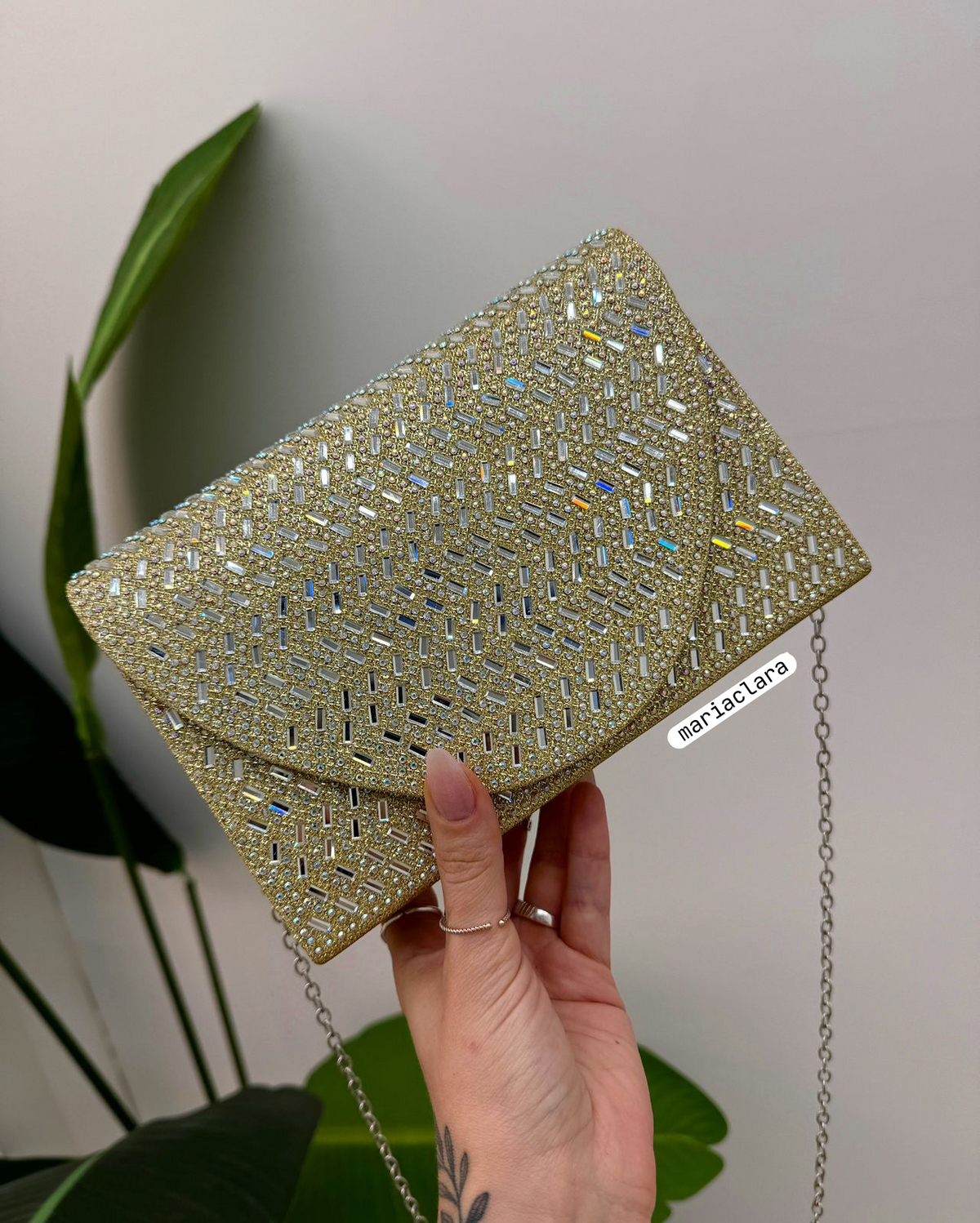 Bolsa Emili Dourada