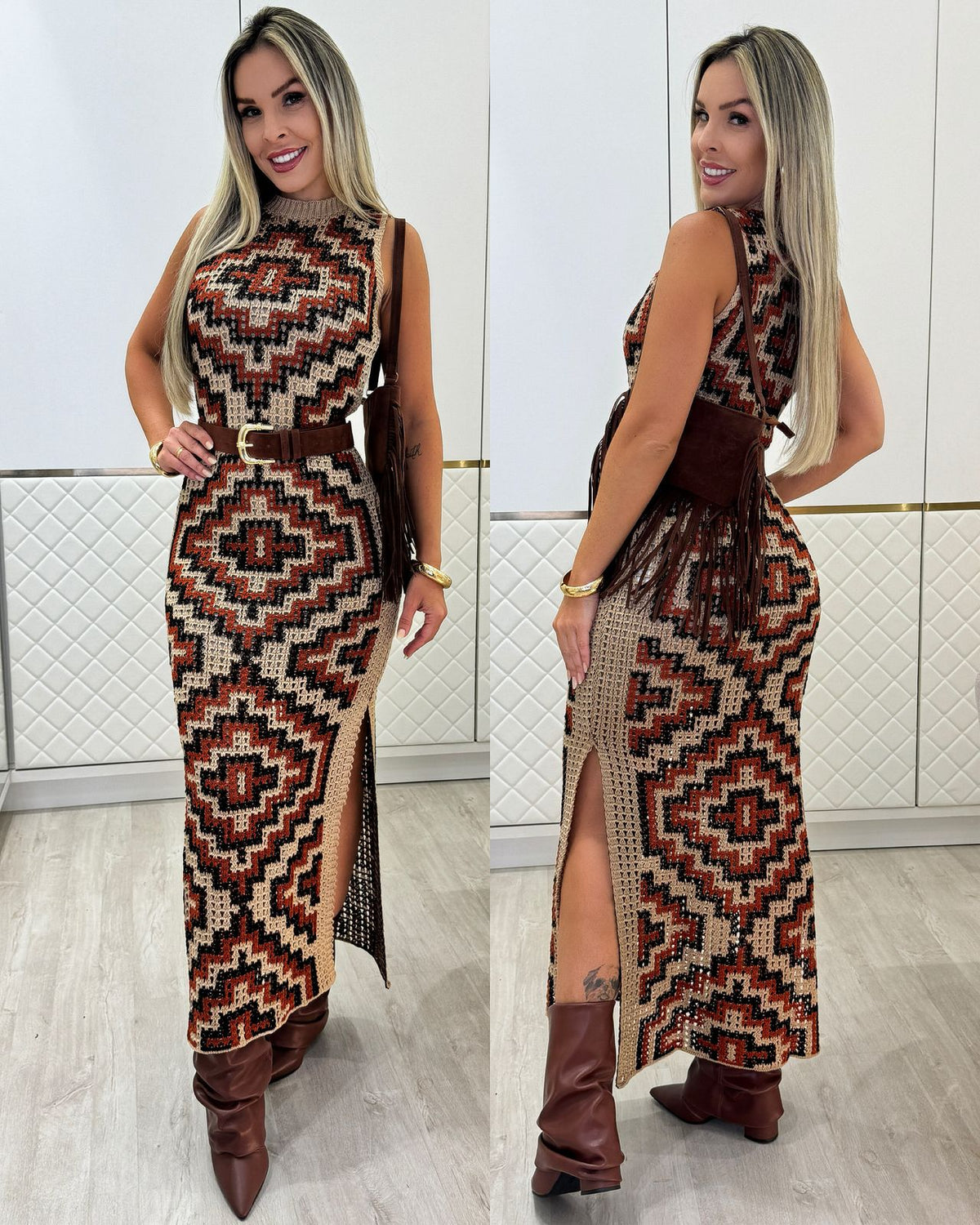 Vestido Léia Cobre